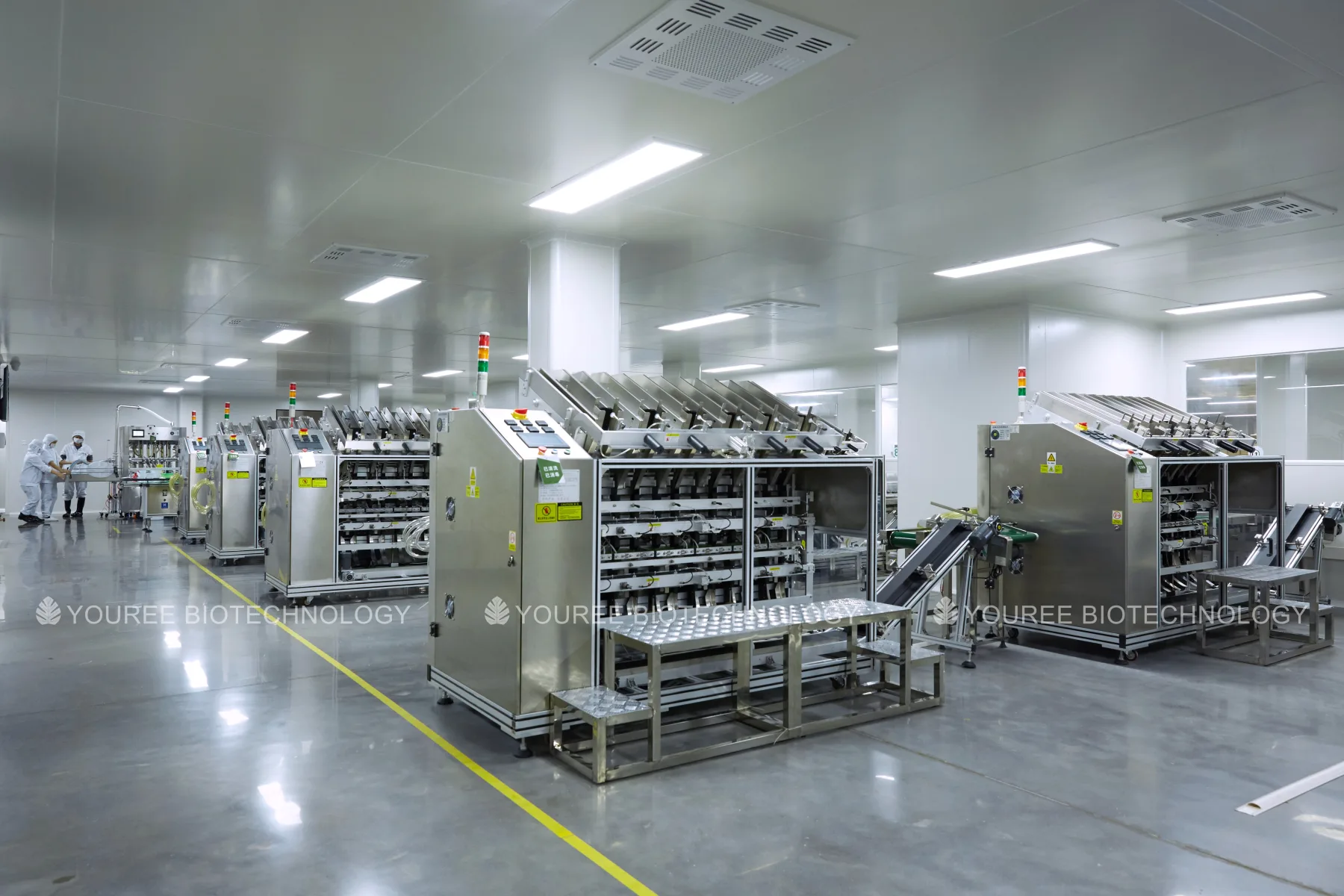 Automated manufacturing line at YOUREE