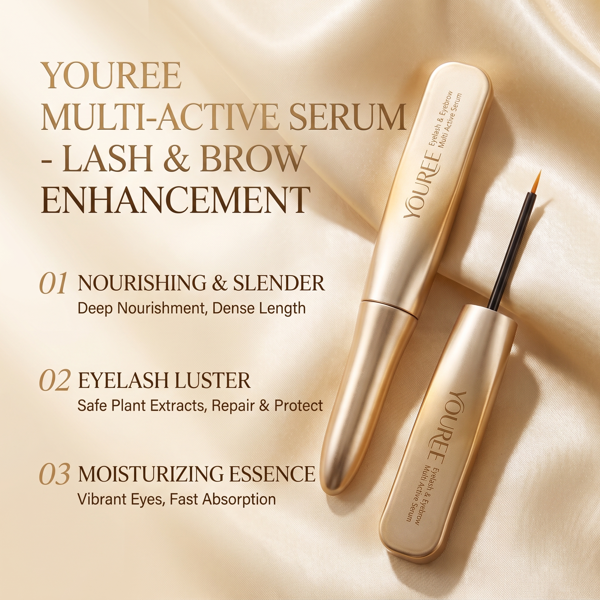 Private label eyelash growth serum